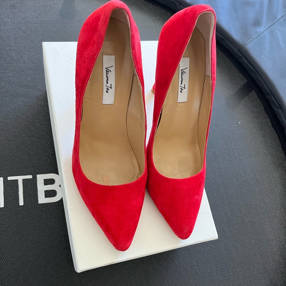 Anthropologie Suede Heels